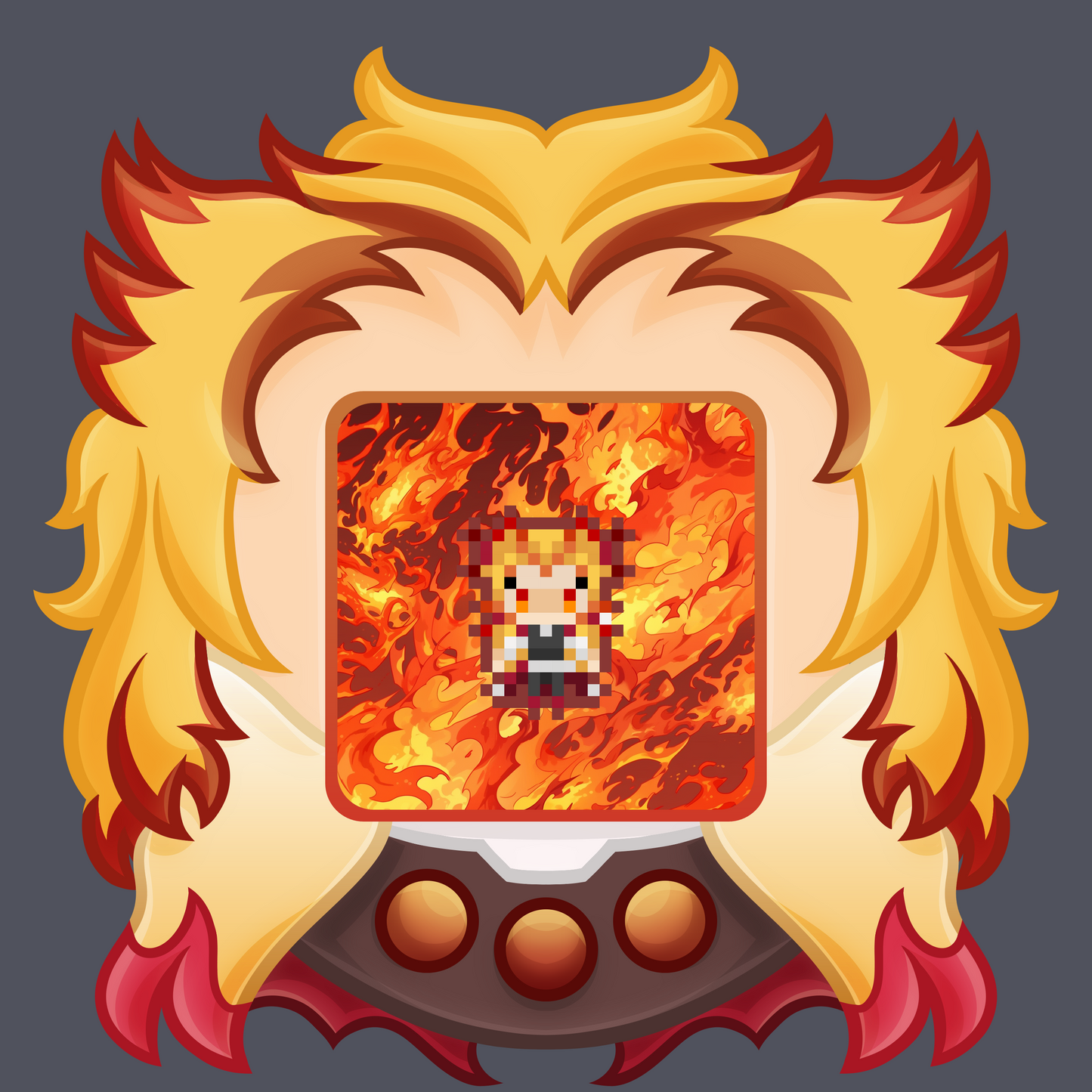 (Demon Slayer) - Hashira Rengoku Tamagotchi