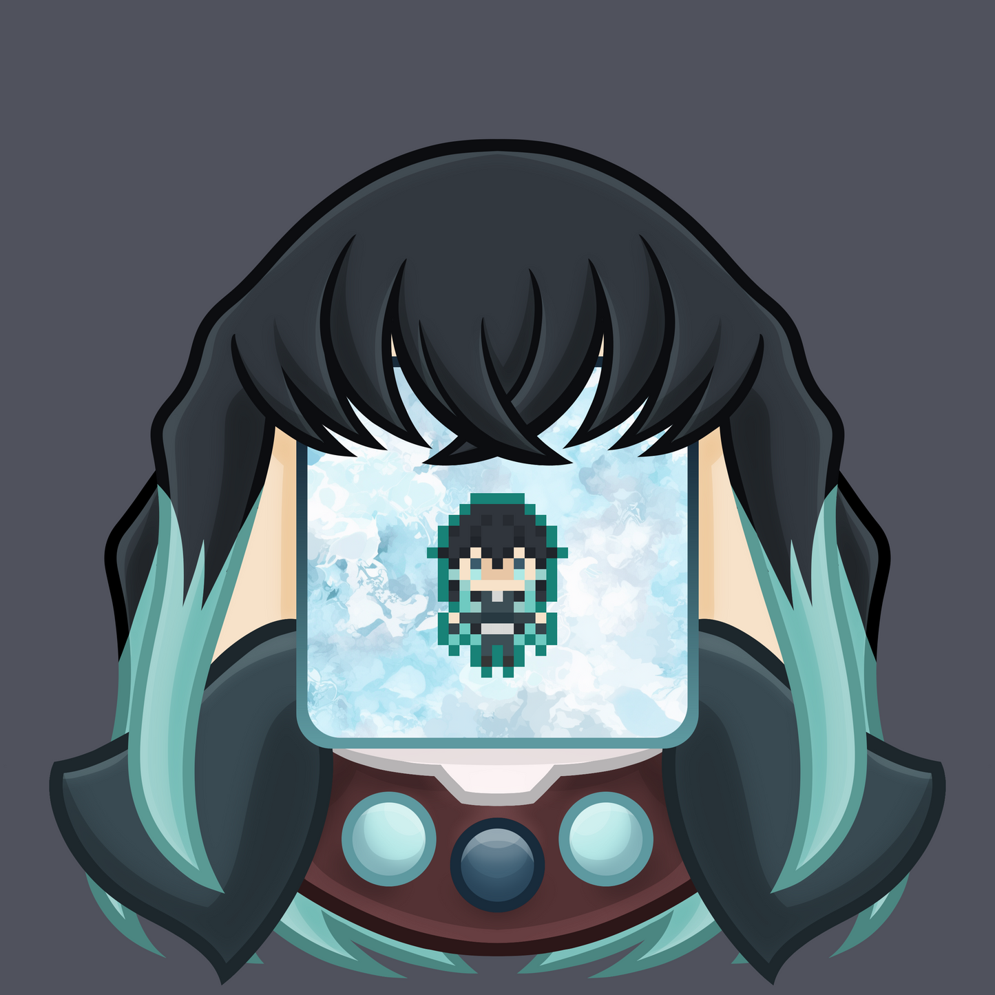 (Demon Slayer) - Hashira Muichiro Tokito Tamagotchi