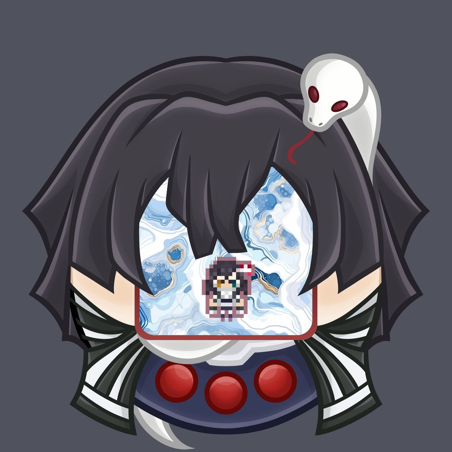 (Demon Slayer) - Hashira Obanai Iguro Tamagotchi